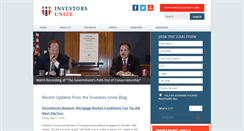 Desktop Screenshot of investorsunite.org